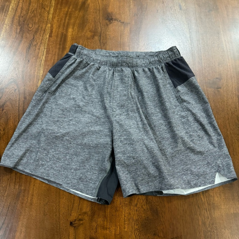 Lululemon Surge Shorts 6” Liner Lined Size Small Gray
